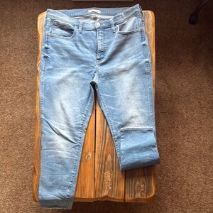 Madewell High-Rise Skinny Crop Jeans Size 32